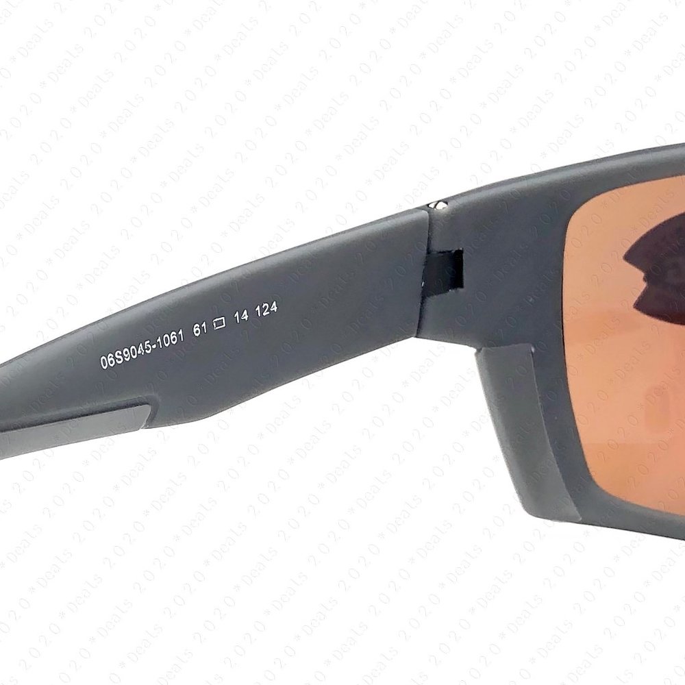 Costa Del Mar Bloke 580G Matte Black Matte Gray Polarized Sunglasses - Picture 10 of 11